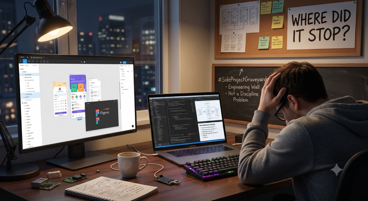 How to Execute on Side Projects - It's Not a Discipline Problem